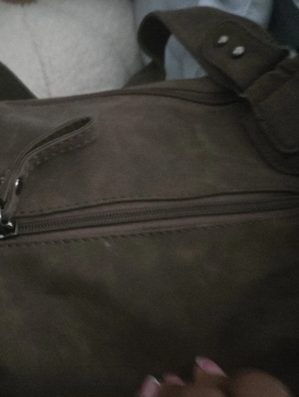 DARK BROWN VINTAGE FALL BAG